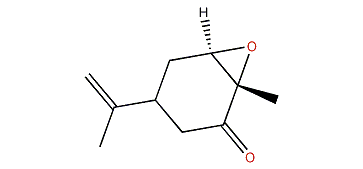 trans-4-Isopropenyl-1-methyl-7-oxabicyclo[4.1.0]heptan-2-one